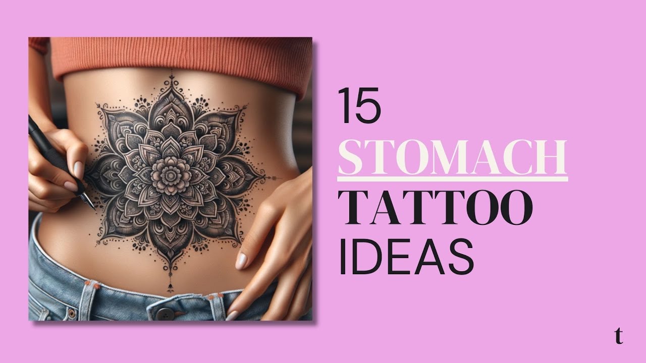 15 Stomach Tattoo Design Ideas - YouTube
