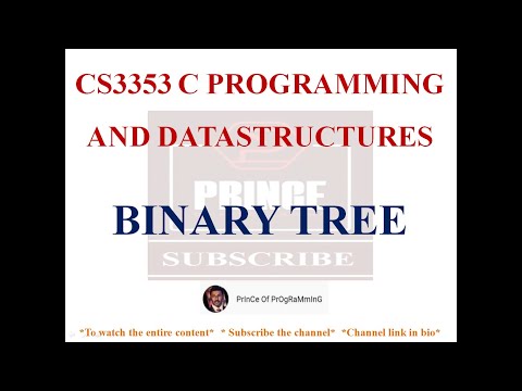 BINARY TREE NOTES