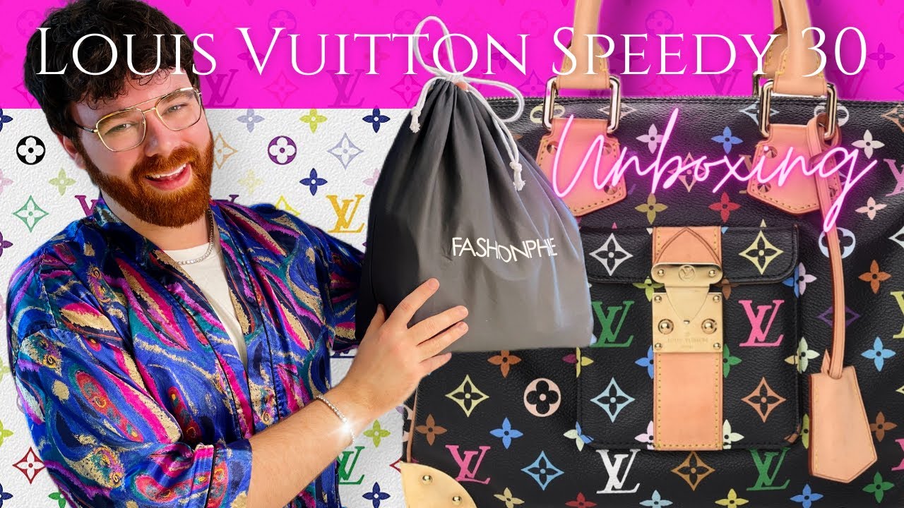 Louis Vuitton Multicolore Speedy 30 Unboxing, Fashionphile Unboxing 2022