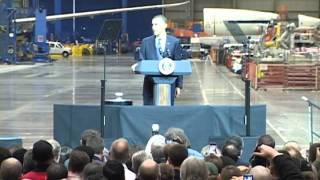 President Obama visits IAM workers at Boeing in Everett