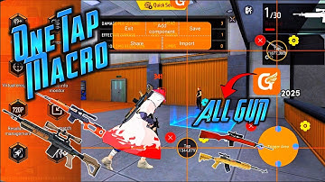 FREE FIRE HEADSHOT MACRO | GG GAME SPACE FREE FIRE AWM | GG GAME SPACE MACRO |FREEFIRE ONE TAP TRICK
