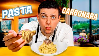 Authentic Italian Pasta Carbonara Recipe by Lounging with Lenny 2,114 views 3 months ago 3 minutes, 39 seconds