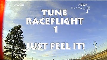 HOW TO TUNE RACEFLIGHT 1 RF1...JUST FEEL IT!!