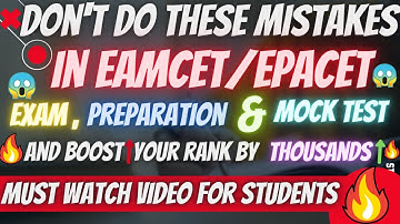 EAMCET 2021🔥| DON