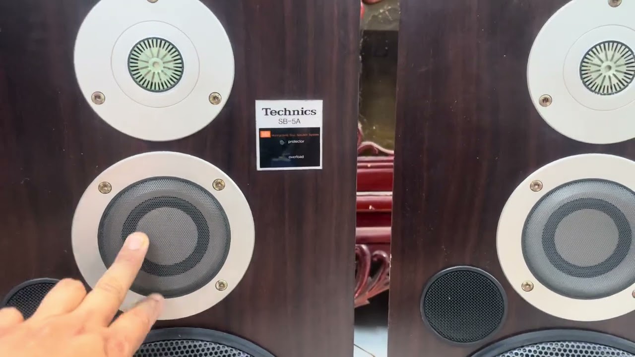Cặp loa Technics SB-5A trùng seri bass 22cm chỉ 2,45 triệu