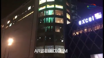 Transparent flexible led mesh curtain led mesh display screen Facade lighting Media Facade Transpare