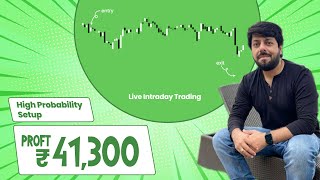 Live Intraday Trading || HIGH PROBABILITY SETUP  || 07-10-2021 || VP Financials