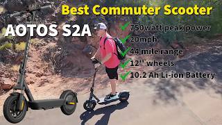 AOTOS S2A Commuter Scooter - Assembly, Ride, & Full Review!