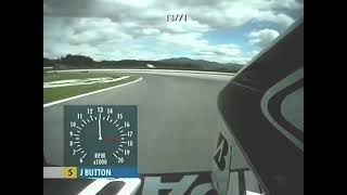 F1 - Jenson Button (Williams BMW V10) Onboard - Austria 2000