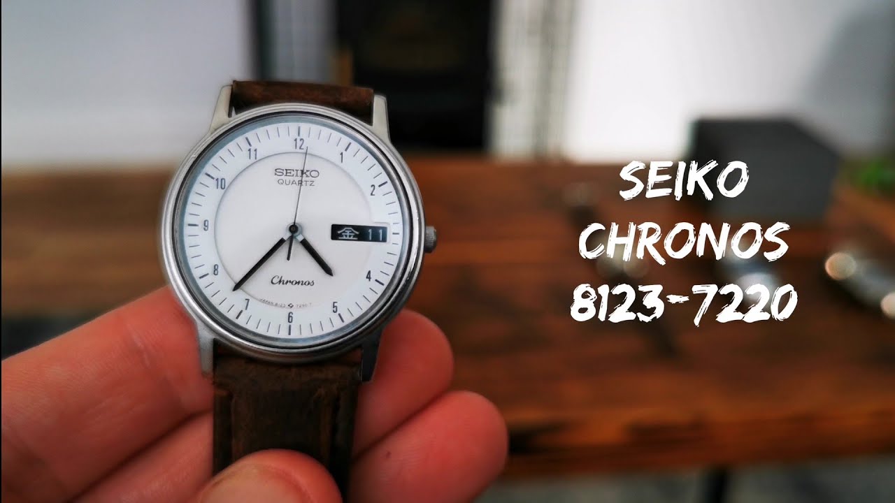 Seiko Chronos 8123-7220 - YouTube