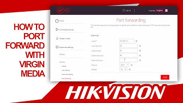 Hikvision - Portforward Virgin Media Port Forward (Quick & Easy) HDSECURE 2017
