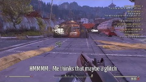 Fallout 76, Floating “Chain” Text Glitch