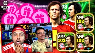 TARİHTE İLK REKOR DAYIYA 3 TANE BECKENBAUER ÇIKTI  BUGA GİRDİ ! EFOOTBALL 2024 MOBİLE KAPIŞMA !