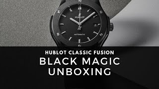 Hublot Classic Fusion Black Magic 42mm Titanium and Ceramic Watch - Unboxing and Hands On