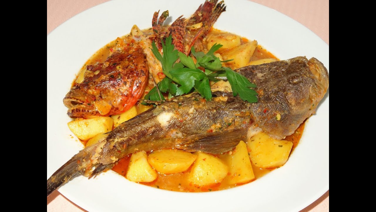 Guisat de peix. Guiso de pescado