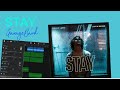 STAY - The Kid LAROI, Justin Bieber Off vocal 【GarageBand】