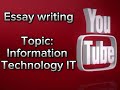 Information technology||Exam ma essay likhny ka tariiqa||2nd year most important essay.