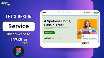 Service Based Web PART 2 | UI Design Figma Tutorial | Live 🔴21 | Just Design #figma #live #website