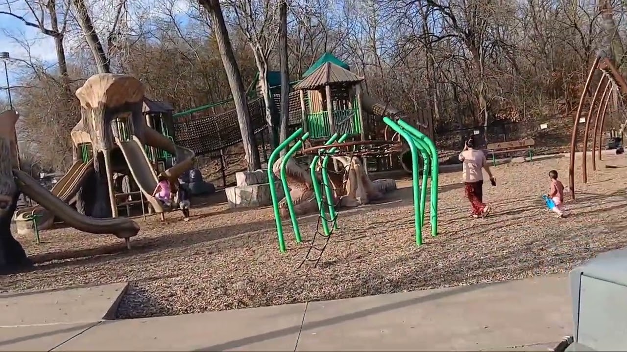 Una tarde caminando por el parque de Arlington TX USA.