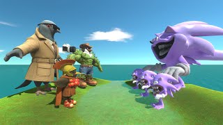 Italian Brainrot Animals Memes Špijuniro Golubiro Team Vs Poppy Playtime Team In Arbs