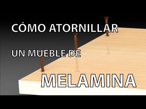 Vídeo: Com torneu els armaris de melamina?