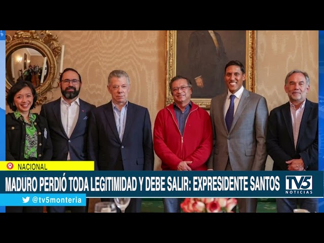 Maduro perdió toda legitimidad y debe salir: Expresidente Santos