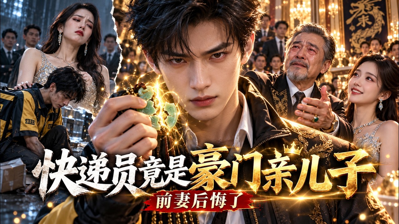 💥【全集】前妻嫌我送快递没出息,离婚让我净身出户!谁知一块碎玉佩暴露惊天身世,我竟是首富苦寻25年的亲儿子!#短剧 #逆袭 #爽剧