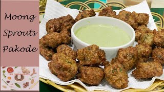 Moong Sprouts Pakode || मूँग स्प्राउट्स के पकोड़े || DTA