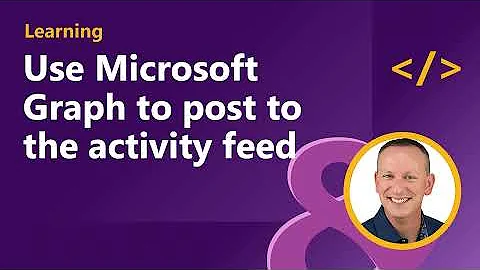 Use Microsoft Graph to post to the activity feed