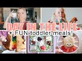 A DAY IN THE LIFE OF A TODDLER MOM + FUN MEALS FOR KIDS! / Caitlyn Neier