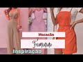 Macacão feminino Elegante/Moda Tendência
