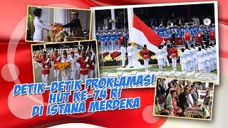Persiapan Upacara HUT ke 74 RI Jelang Detik Detik Proklamasi di Istana Merdeka