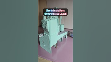 [Full Video👆] New Industrial Area + Benchwork Progress On Our HO Scale Model Train Layout!