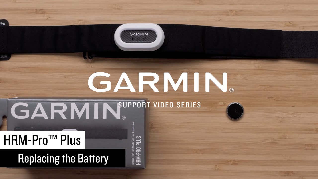 Support: Changing the battery an HRM-Pro™ Plus Heart Rate Monitor - YouTube