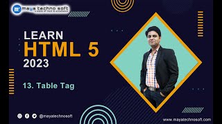 Table Tag - Learn HTML 5 full course for beginners 2023 screenshot 5