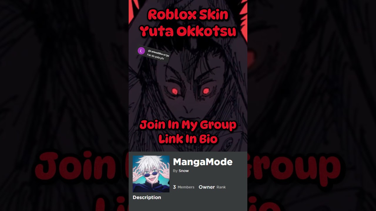 How to Make Yuta Okkotsu Avatar on Roblox #robloxoutfiits#jjk#jujutsuk, Yuta