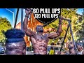 Can @gokupump complete 60 Pull Ups &amp; 120 Push ups in 5 mins | Push up and pull up workout for Mass