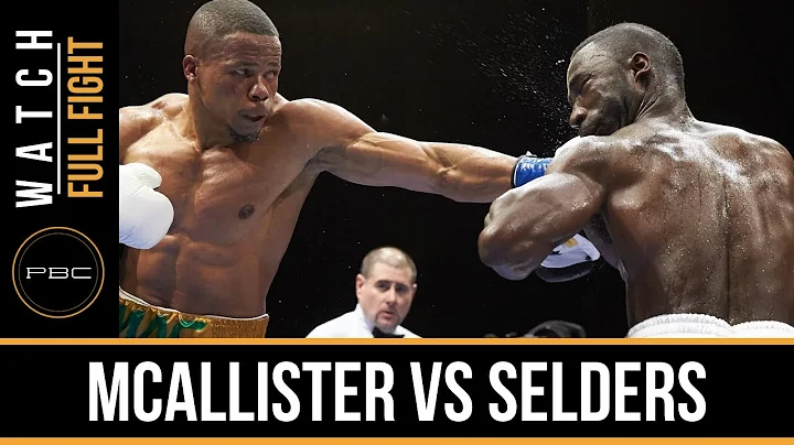 McAllister vs Selders FULL FIGHT: Jan. 19, 2016 - ...