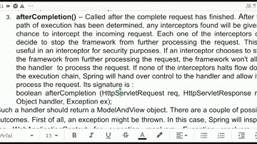 MCS4EB3 Advanced Java Programming : Module 5 - Spring Framework : Part 13 - Spring Interceptors