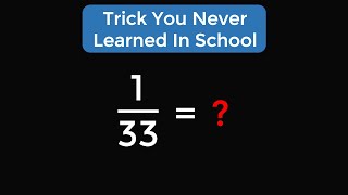 99.99% of people don't know this secret math trick!