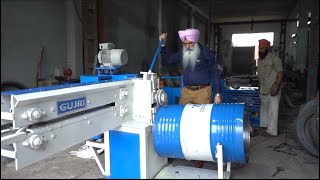 Gujri Drum Cutting Machine | Drum Flatening Machine | Barrel to Sheet converter