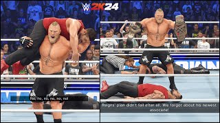 WWE 2K24 My Rise - Brock Lesnar Again Destroys Rocky #15