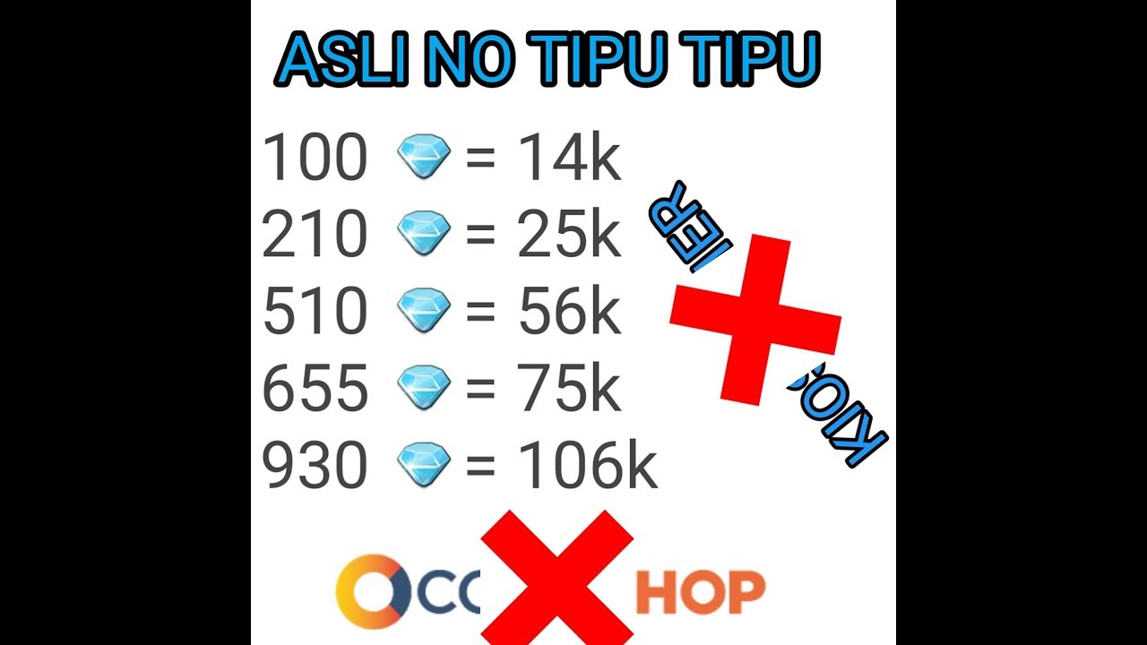 3 TEMPAT | TOP UP MURAH FREE FIRE 2020 | NO FAKE 100% | 10 ...