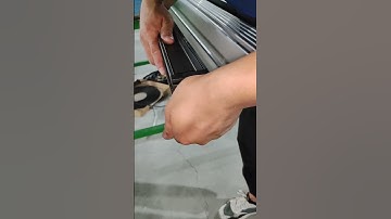 Frosted plate folding screen door, PC material super durable, push and pull smooth!