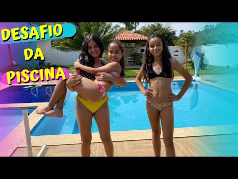 DESAFIO DA PISCINA BRINCANDO COM ELAS