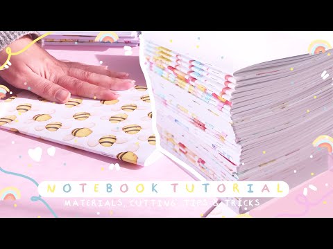 Video: How To Make A Notebook