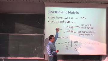 Photogrammetry II - 07c - Bundle Adjustment - Part 2 (2015/16)