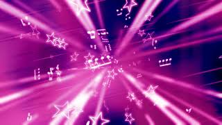 stars and music notes pink abstract free open source video NO COPYRIGHT no sound