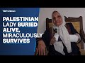 Palestinian woman survives Israeli bombardment after refusing to evacuate her home in Gaza