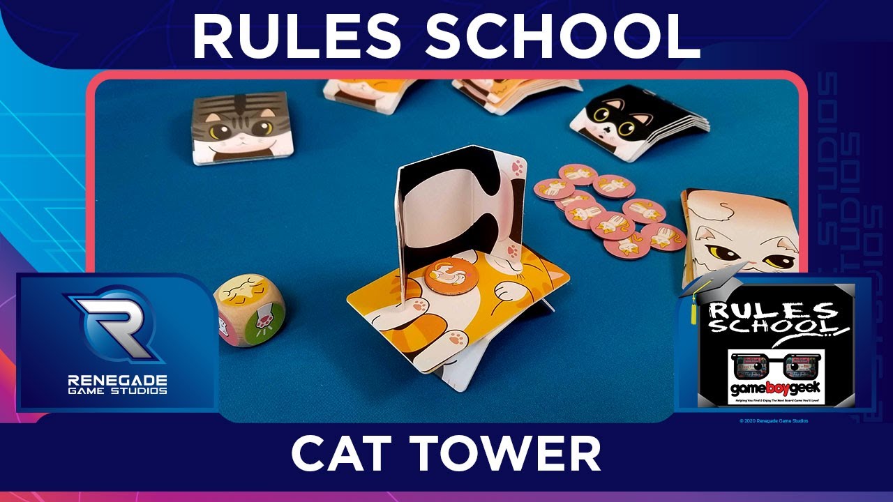 How to play Cat Tower (Rules School) with the Game Boy Geek 